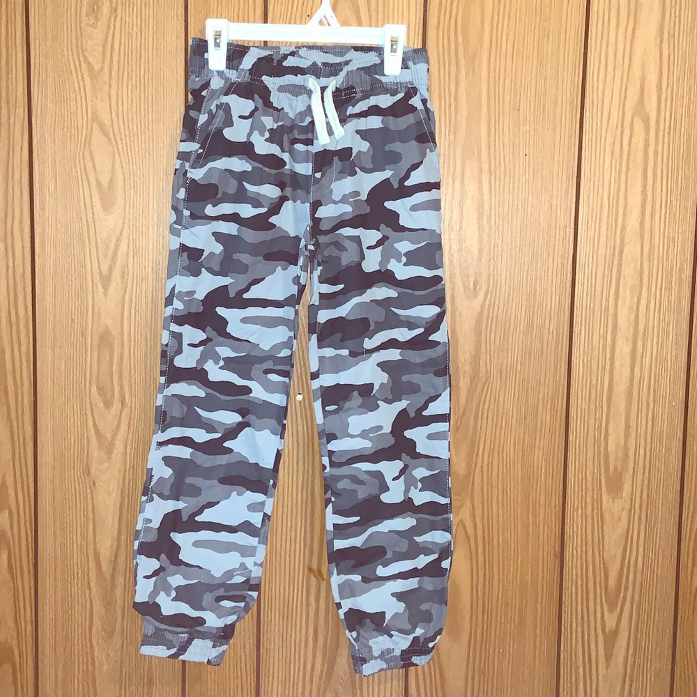 Boys Camo Jogger Pants